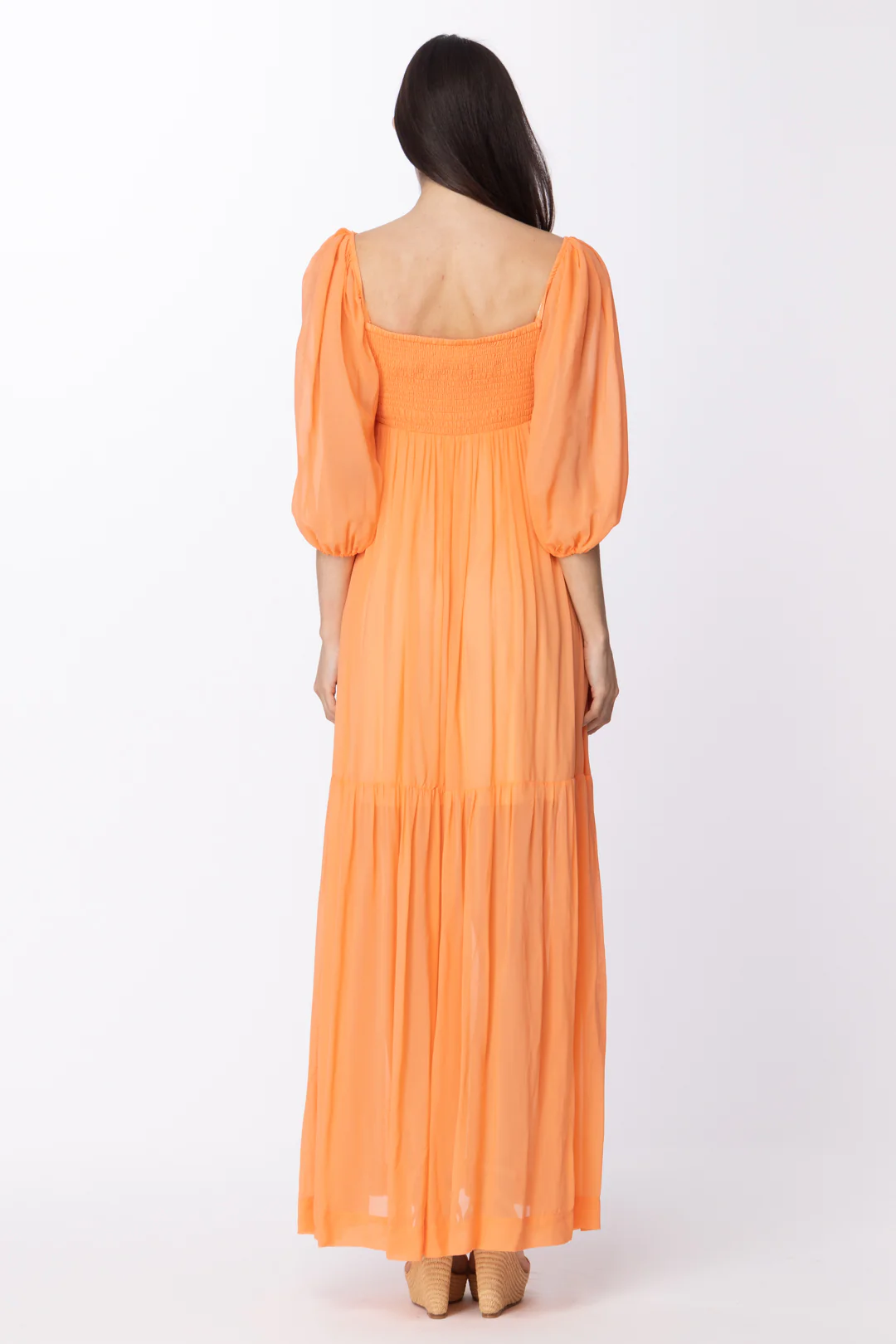 Abito Lungo Bolly con Corpetto Elasticizzato - Image 3