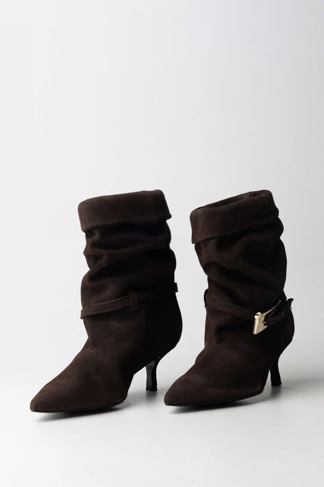 Stivalett Yunai In Suede con Cinturino - Image 3