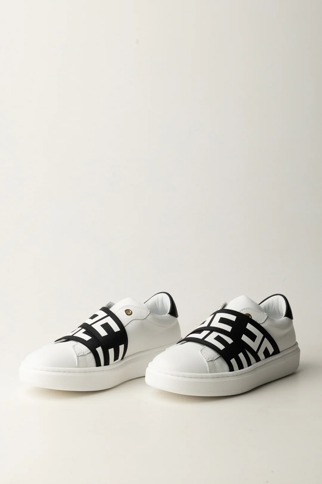 Sneakers con Fascia Logata a Contrasto - Image 3