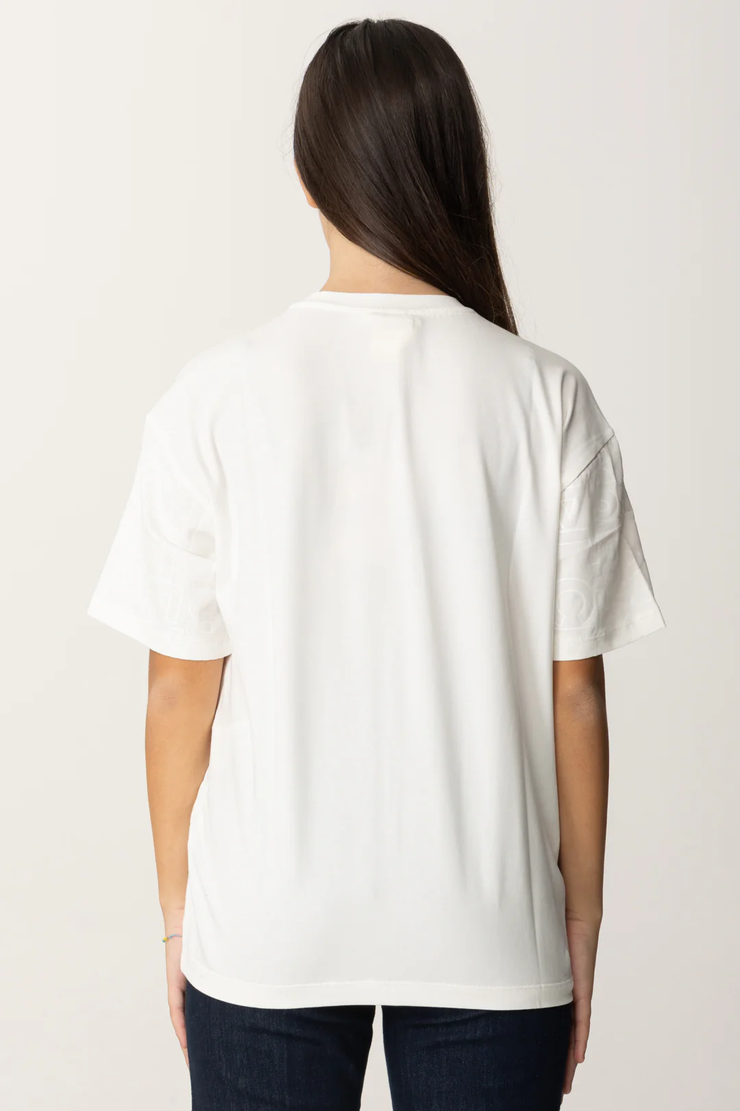 T-shirt con Stampa Lettering All-over - Image 6