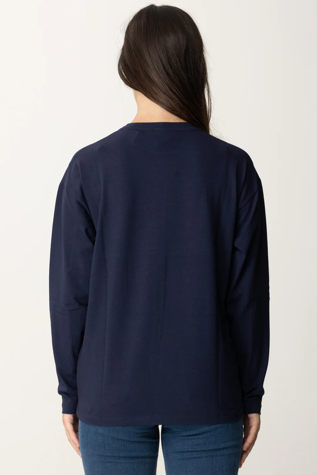 T-shirt Manica Lunga con Ricamo Logo - Image 4