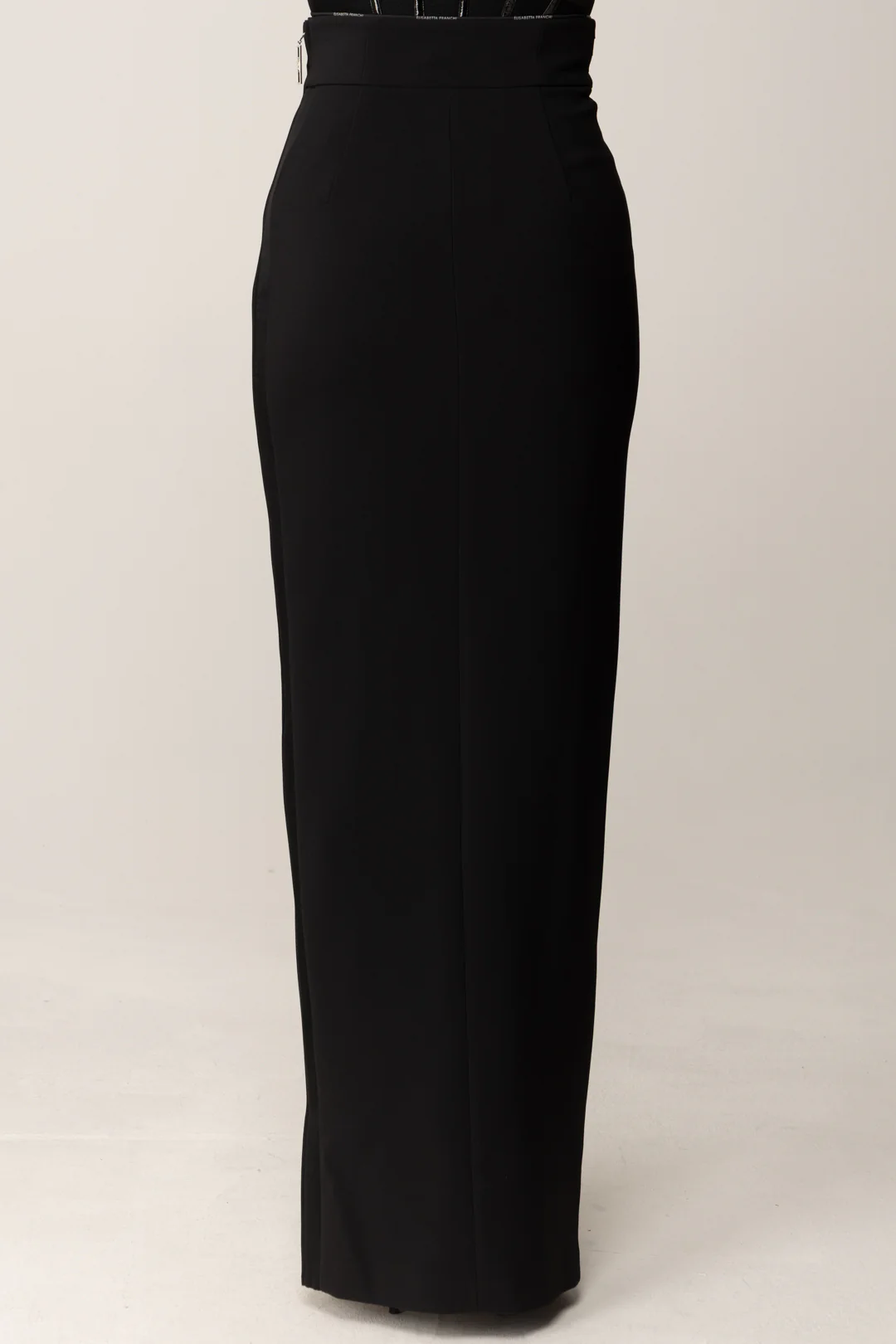 Gonna Lunga con Dettagli Smoking - Image 4