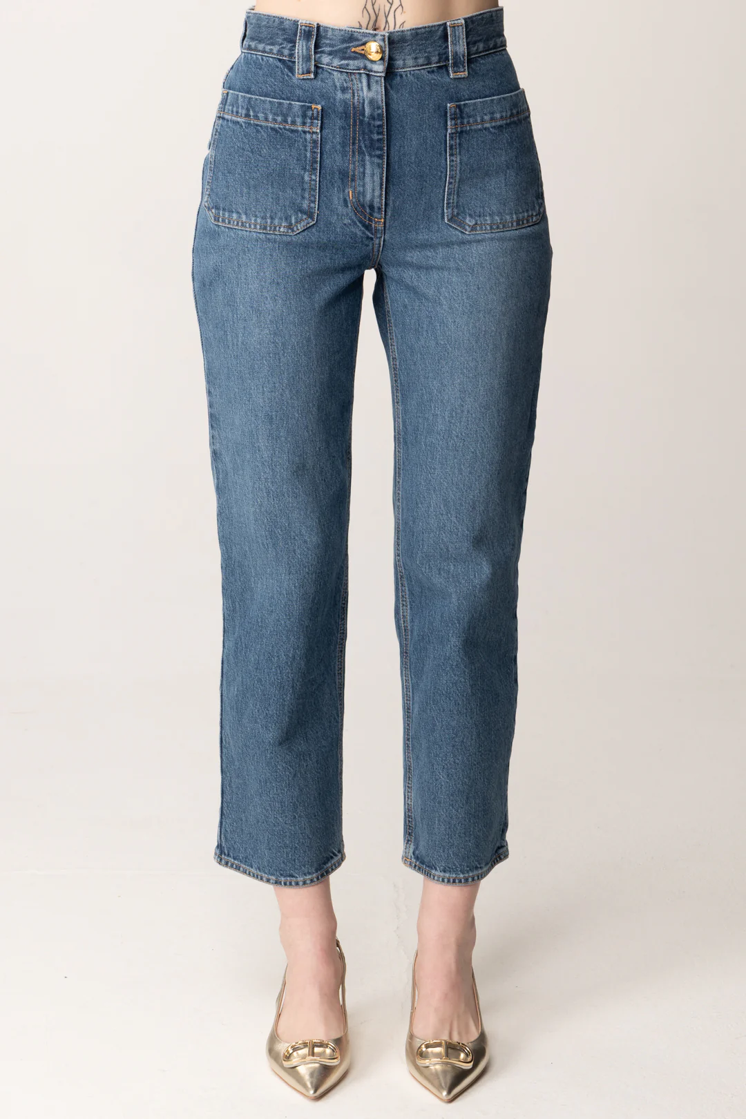 Jeans Crop a Trombetta - Image 3