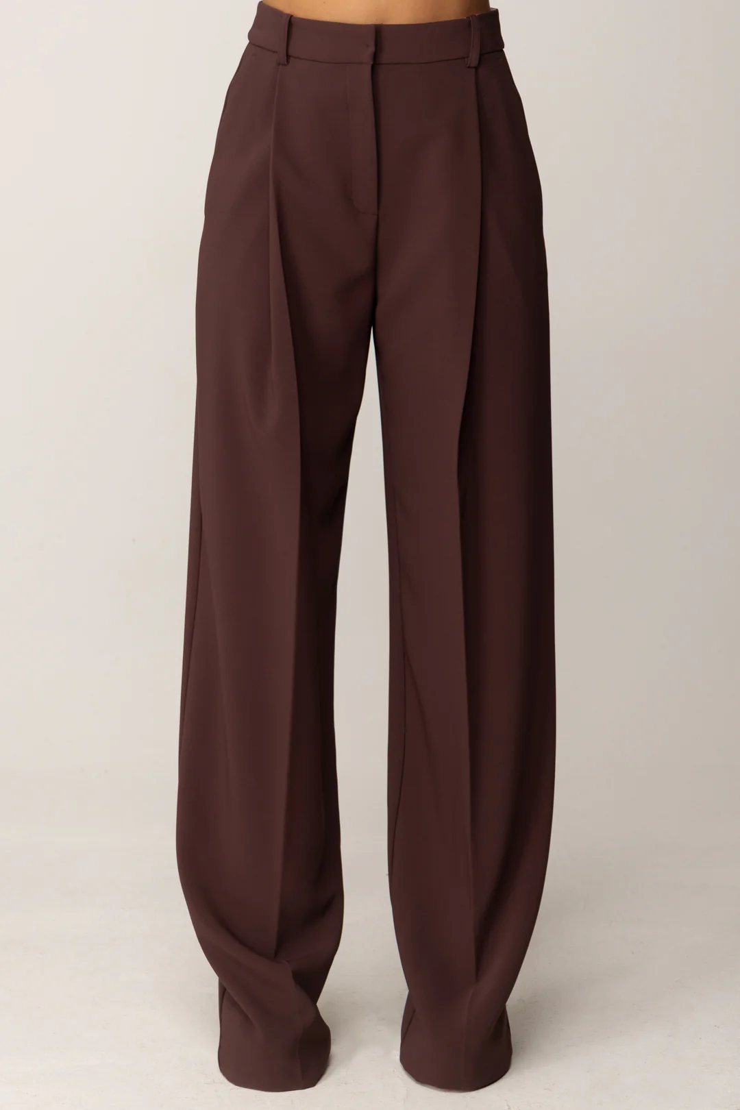 Pantaloni In Crepe Leggero con Pinces - Image 3