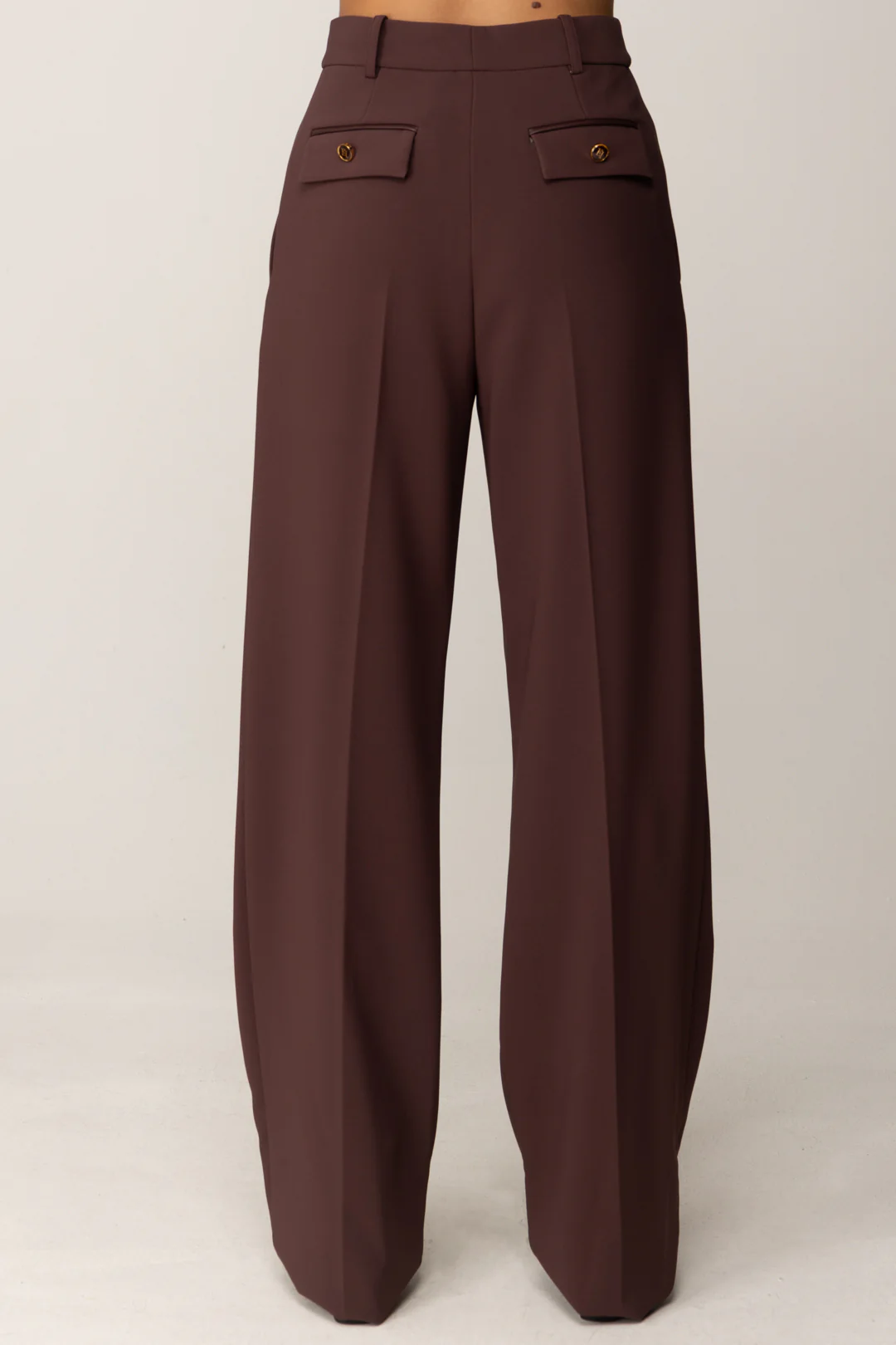 Pantaloni In Crepe Leggero con Pinces - Image 5