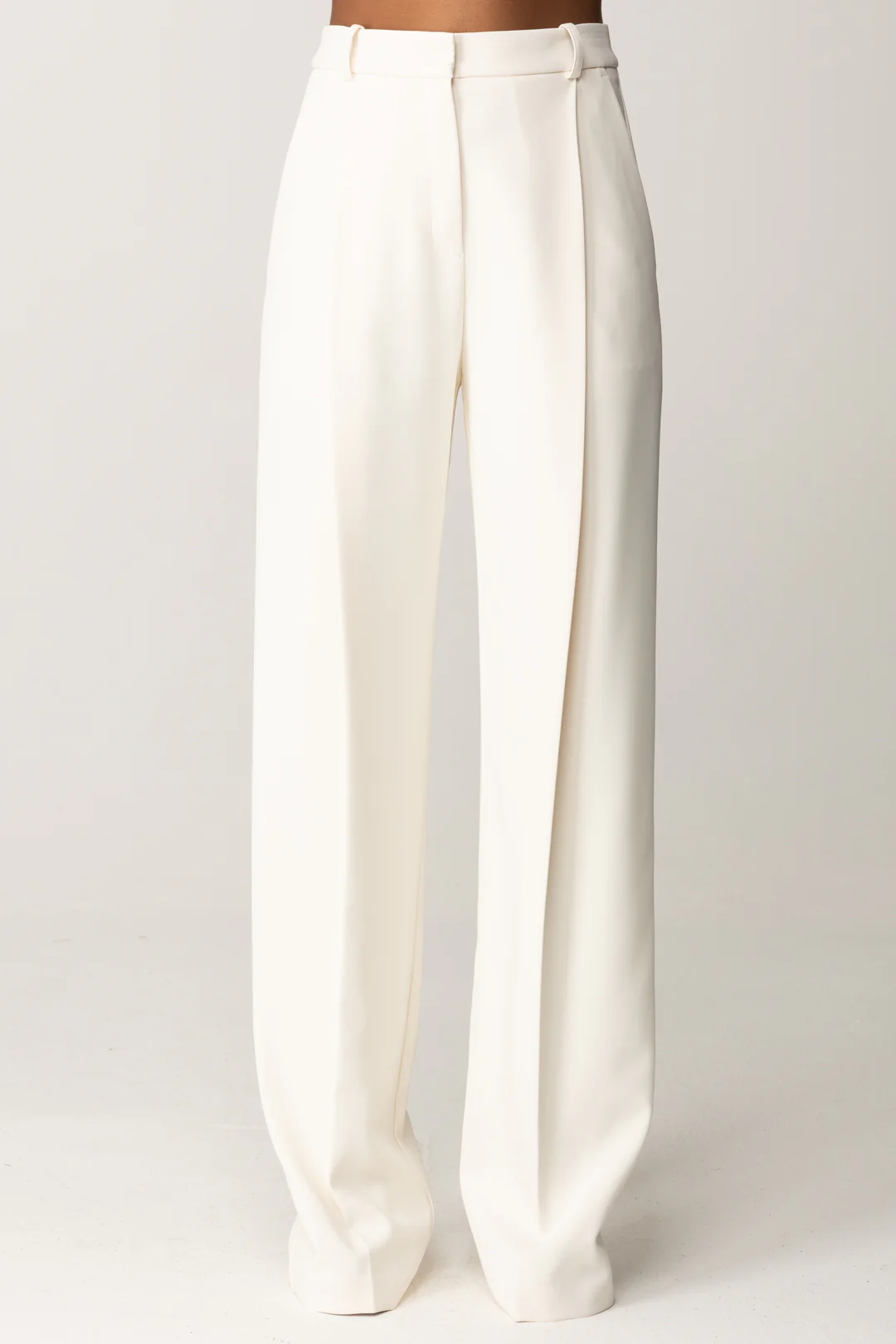 Pantaloni In Crepe Leggero con Pinces - Image 3