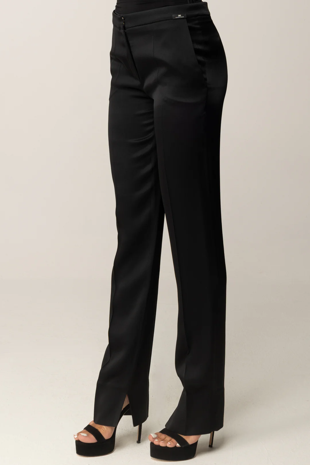 Pantaloni In Raso con Spacchetti - Image 4