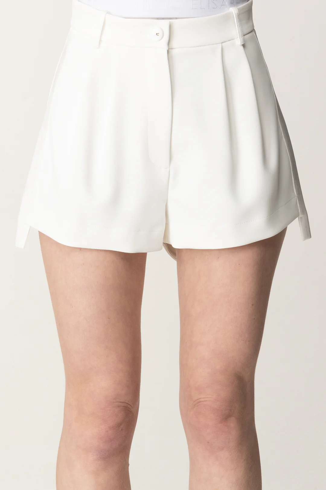 Shorts Smoking con Bande In Raso - Image 3