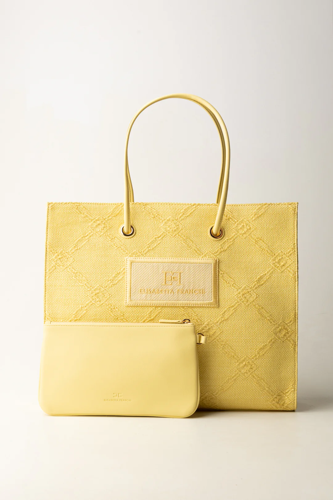 Tote Grande In Rafia Jacquard - Image 5