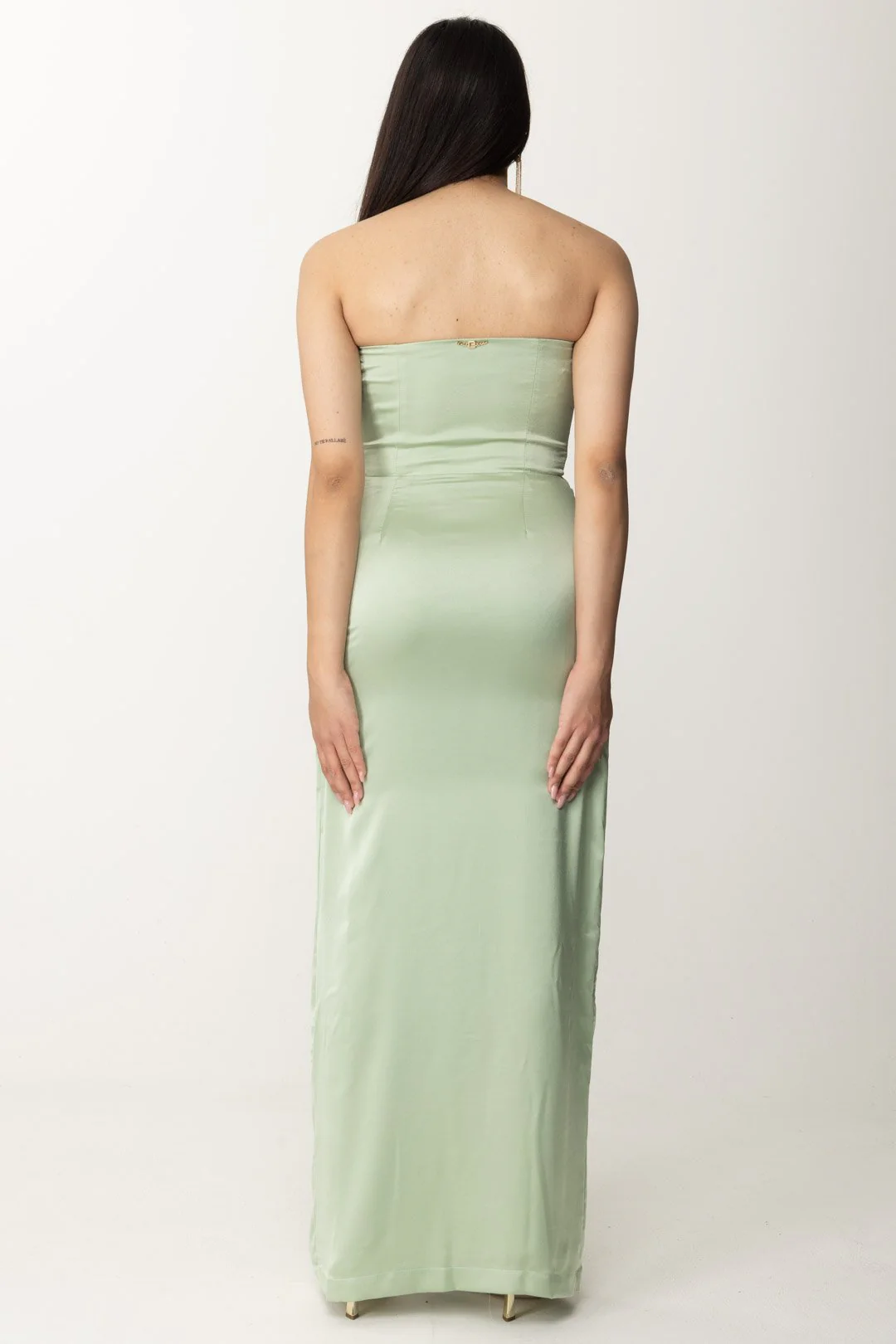 Abito Lungo In Satin - Image 5