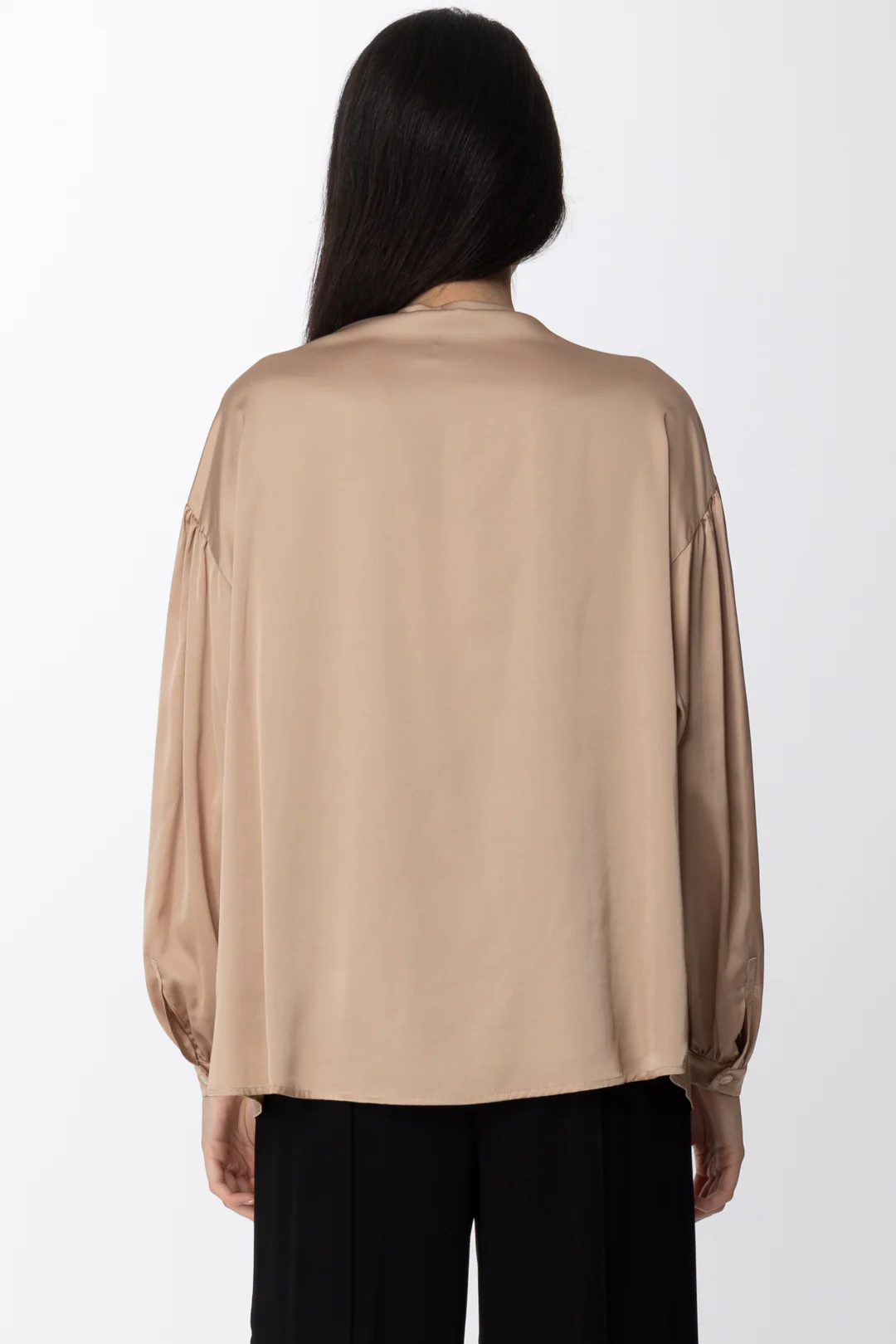 Blusa In Raso con Fiocco - Image 3
