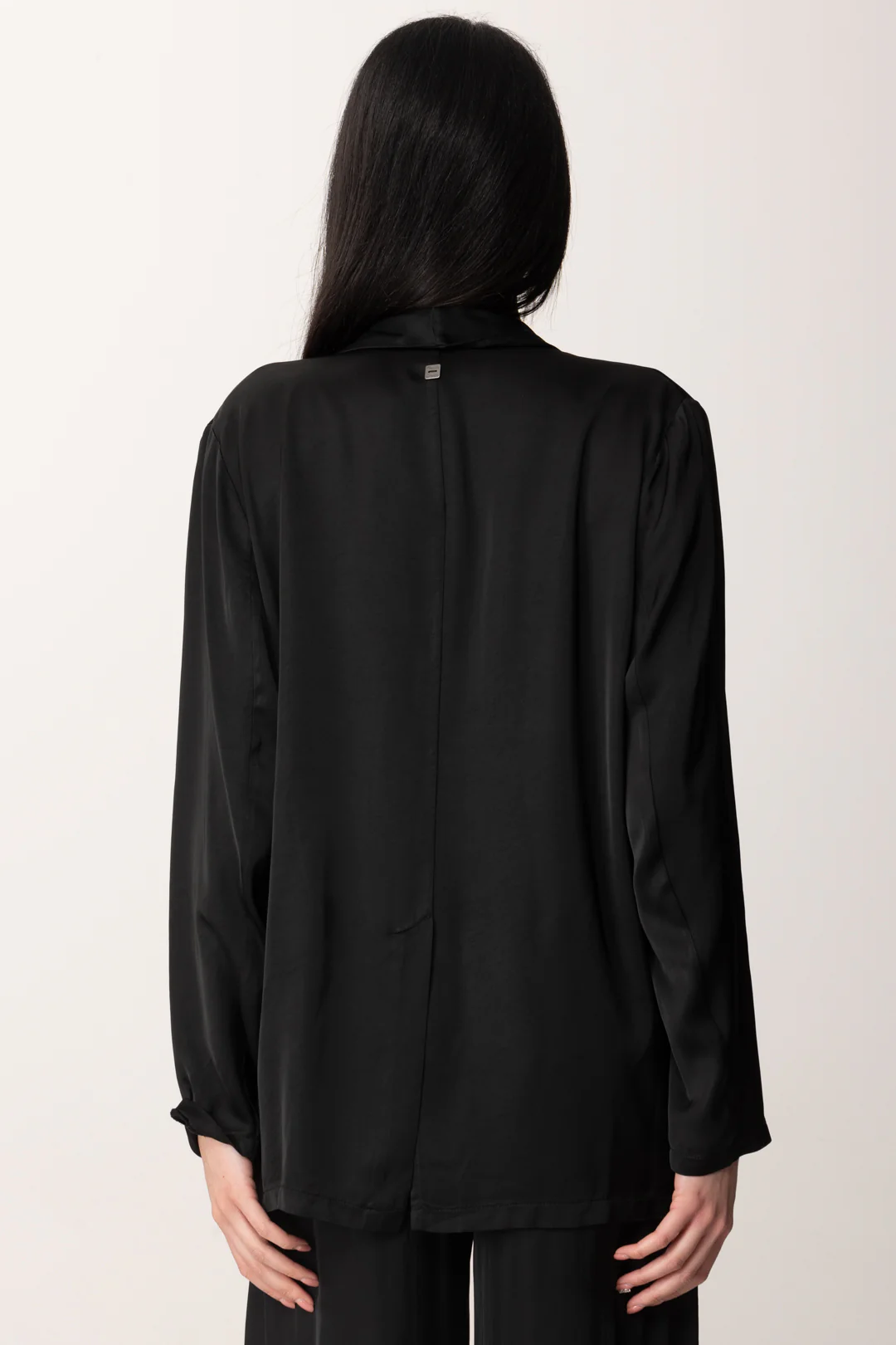 Blazer Fluido In Stile Smoking - Image 5