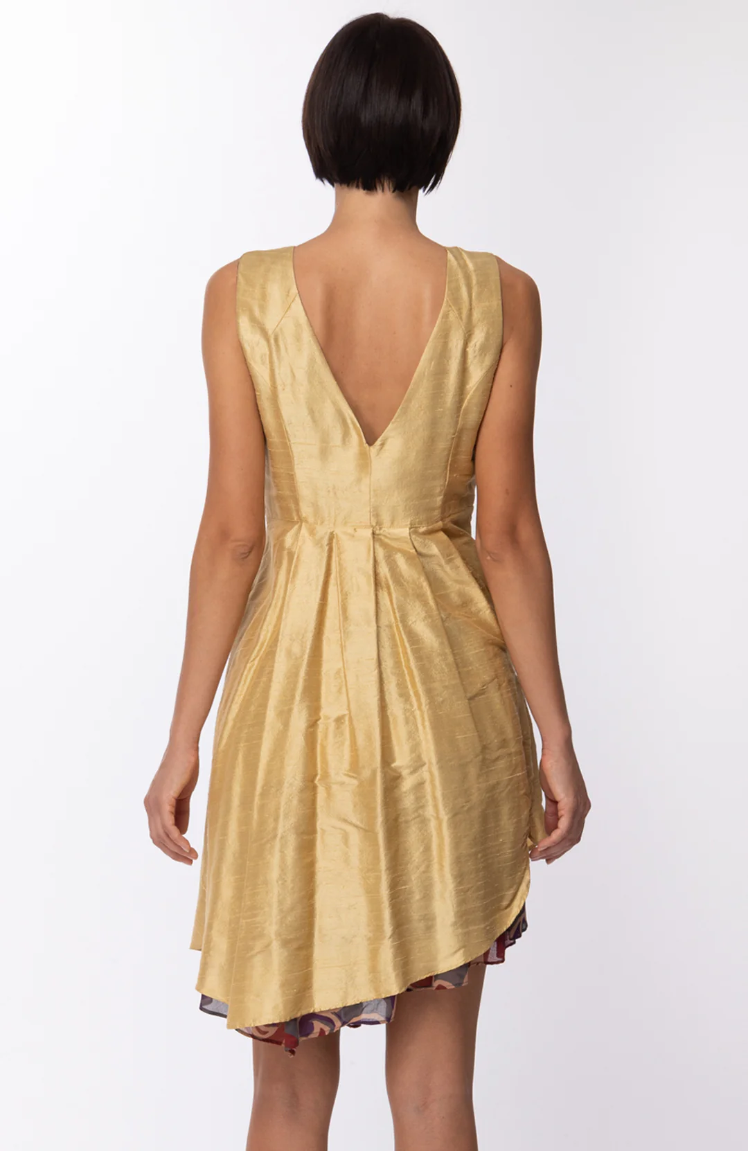 Manila Grace: Abito In Shantung Smanicato - Image 3