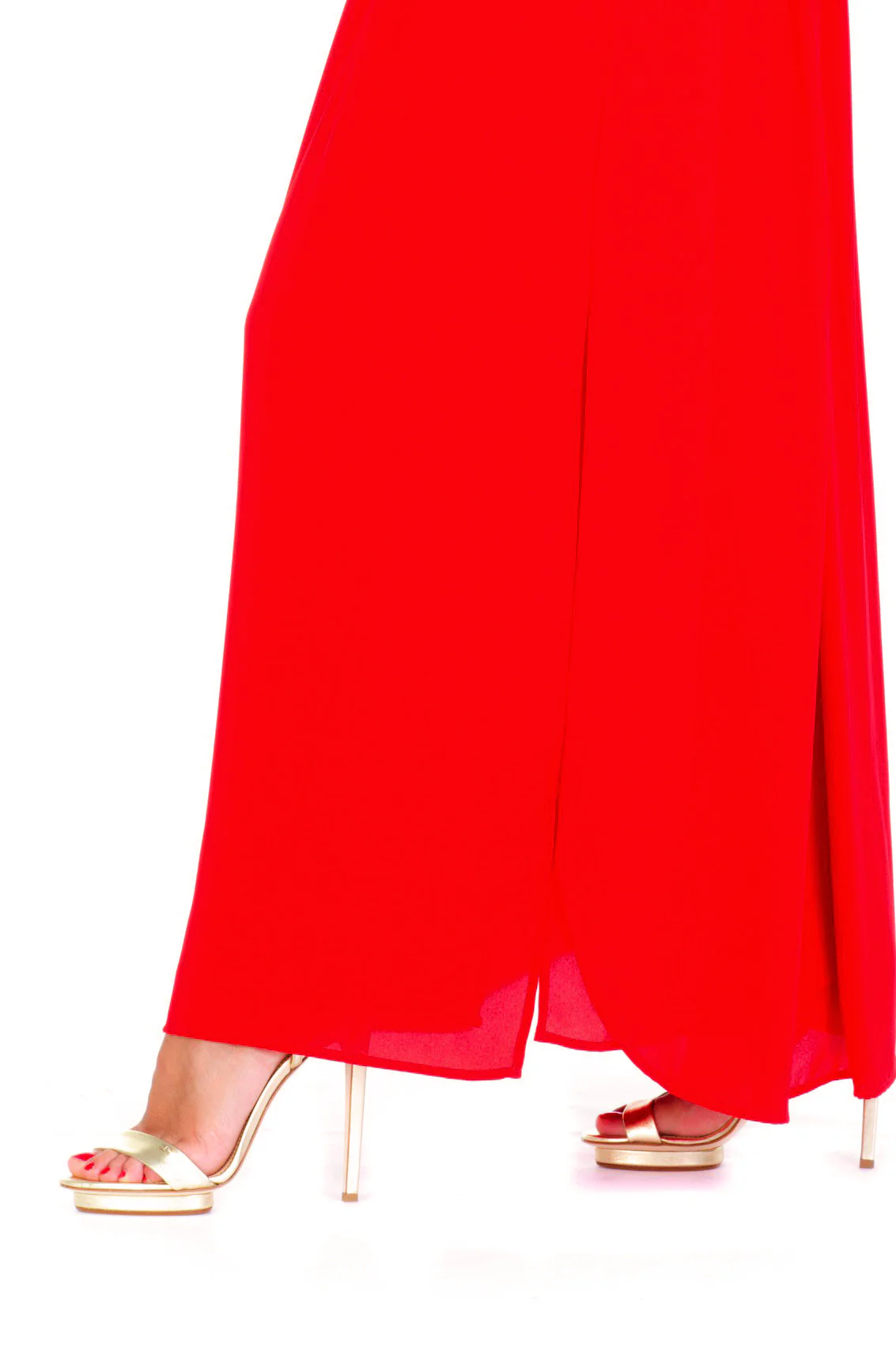 Manila Grace: Gonna Lunga  Morbida con Spacco - Image 3