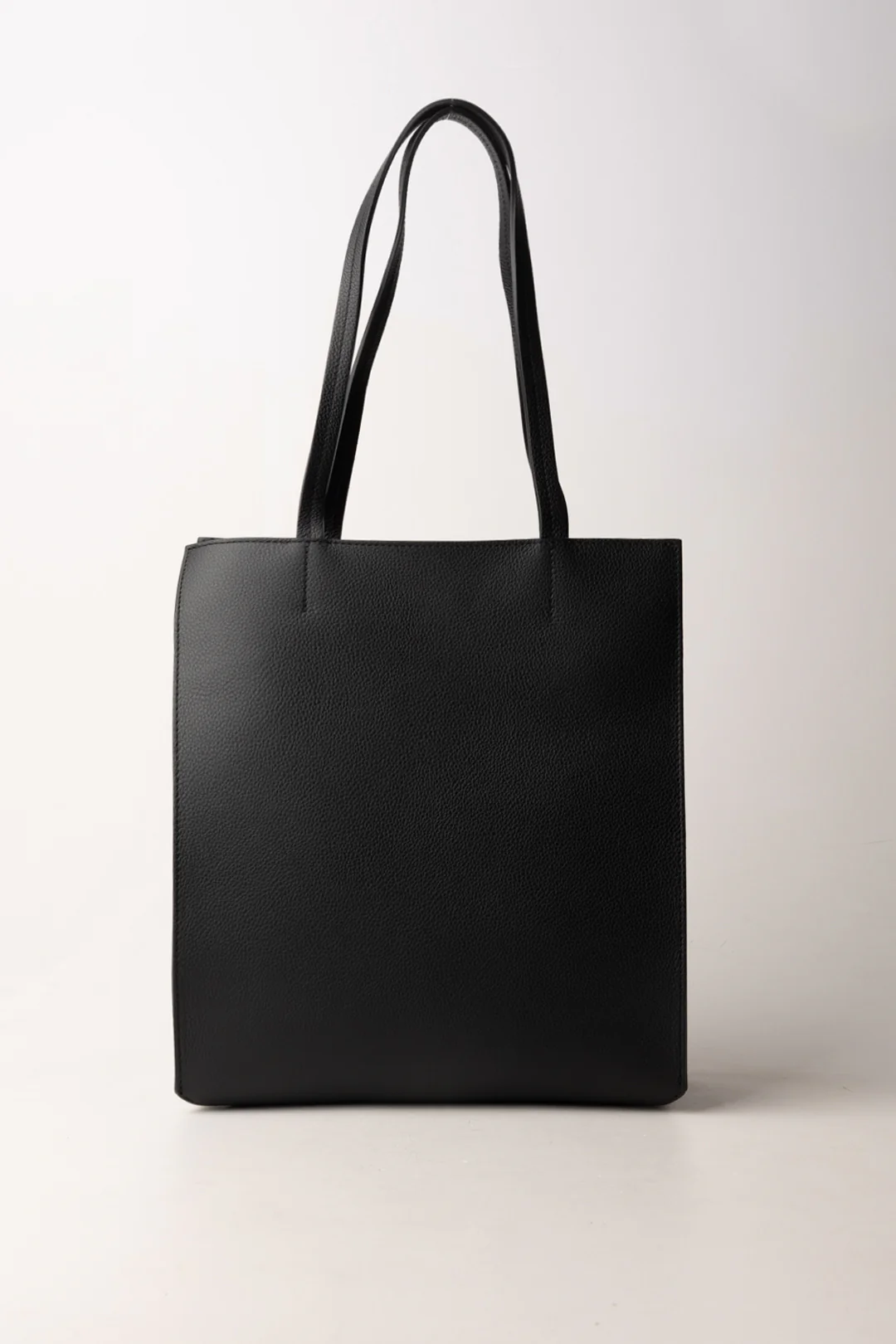 Borsa Shopping Verticale In Pelle - Image 4