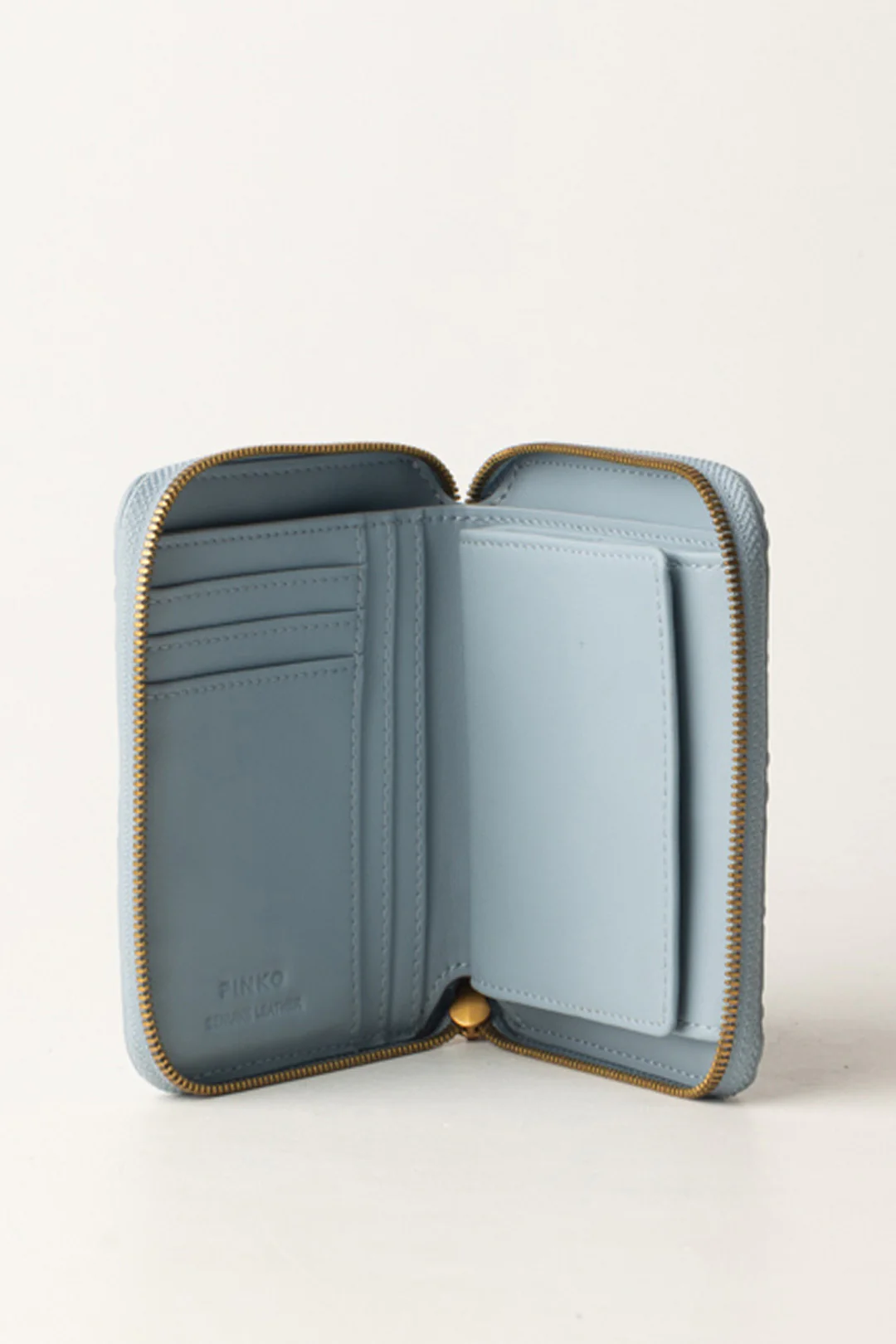 Portafoglio Quadrato Zip-aroun con Pattern Logo - Image 4