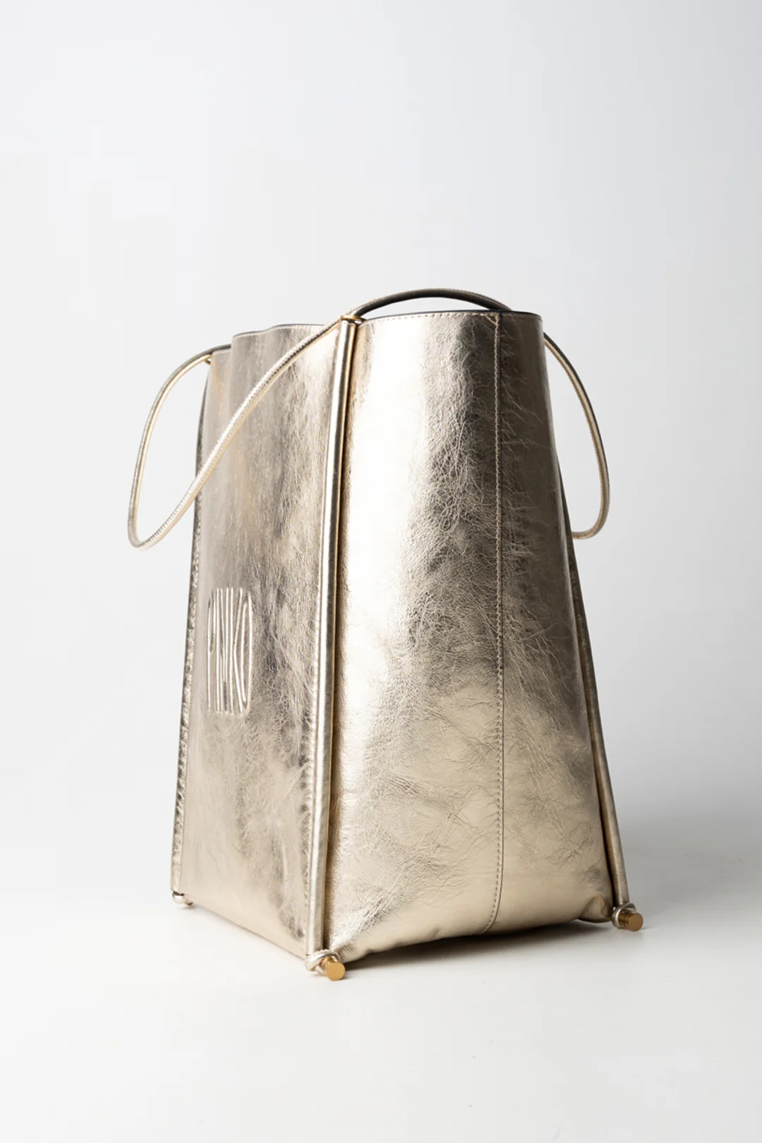 Shopping Bag Effetto Carta Metallizzata - Image 3