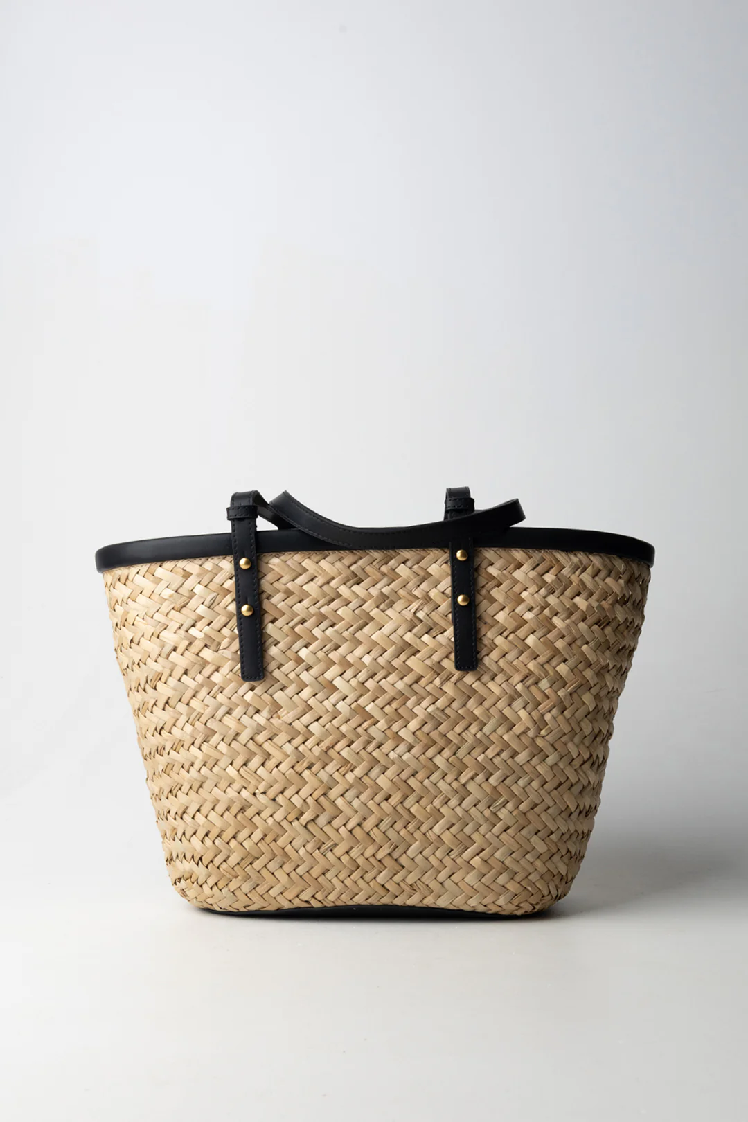 Shopping Bag In Rafia con Finiture In Pelle - Image 4