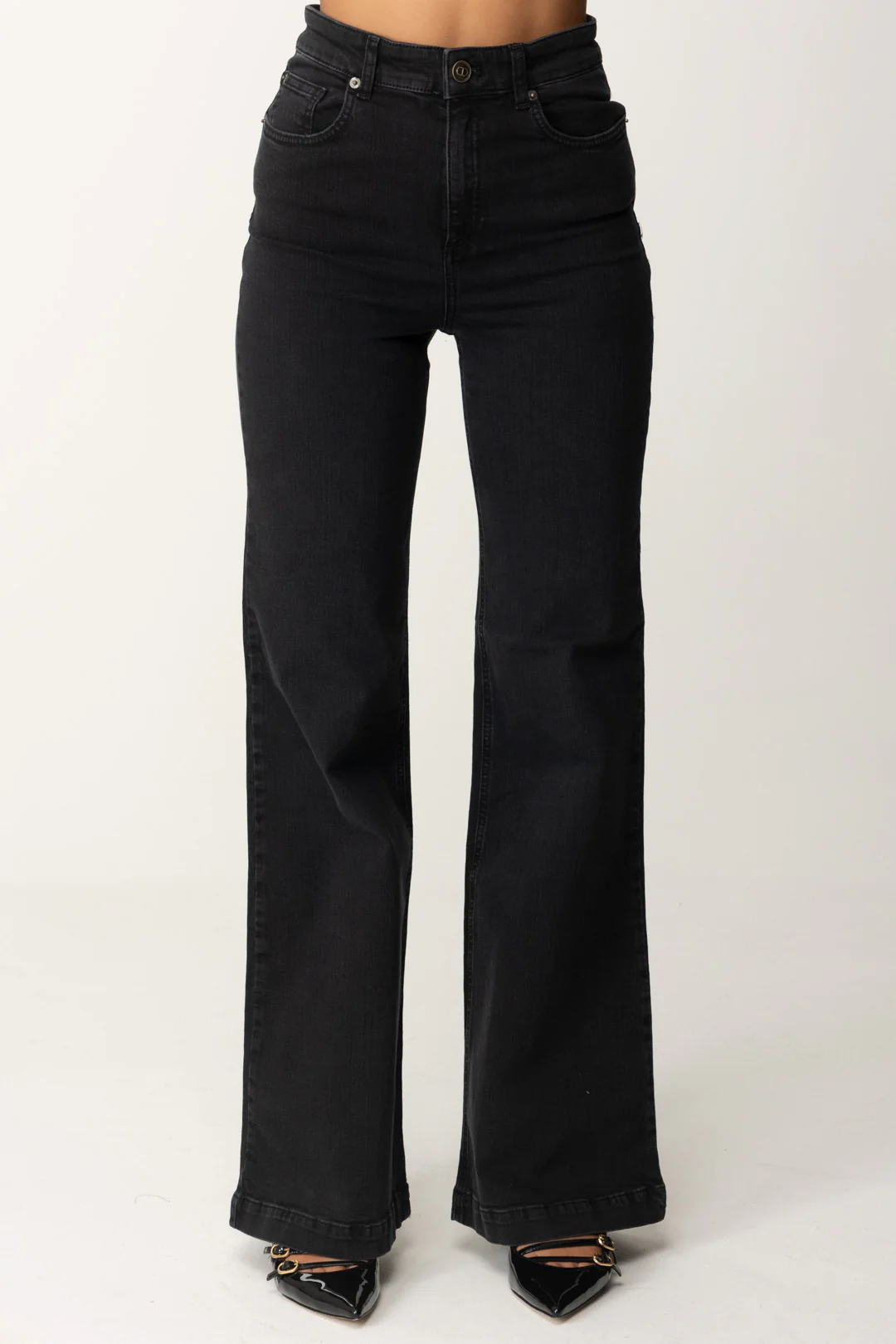 Jeans Flare a Vita Alta - Image 3