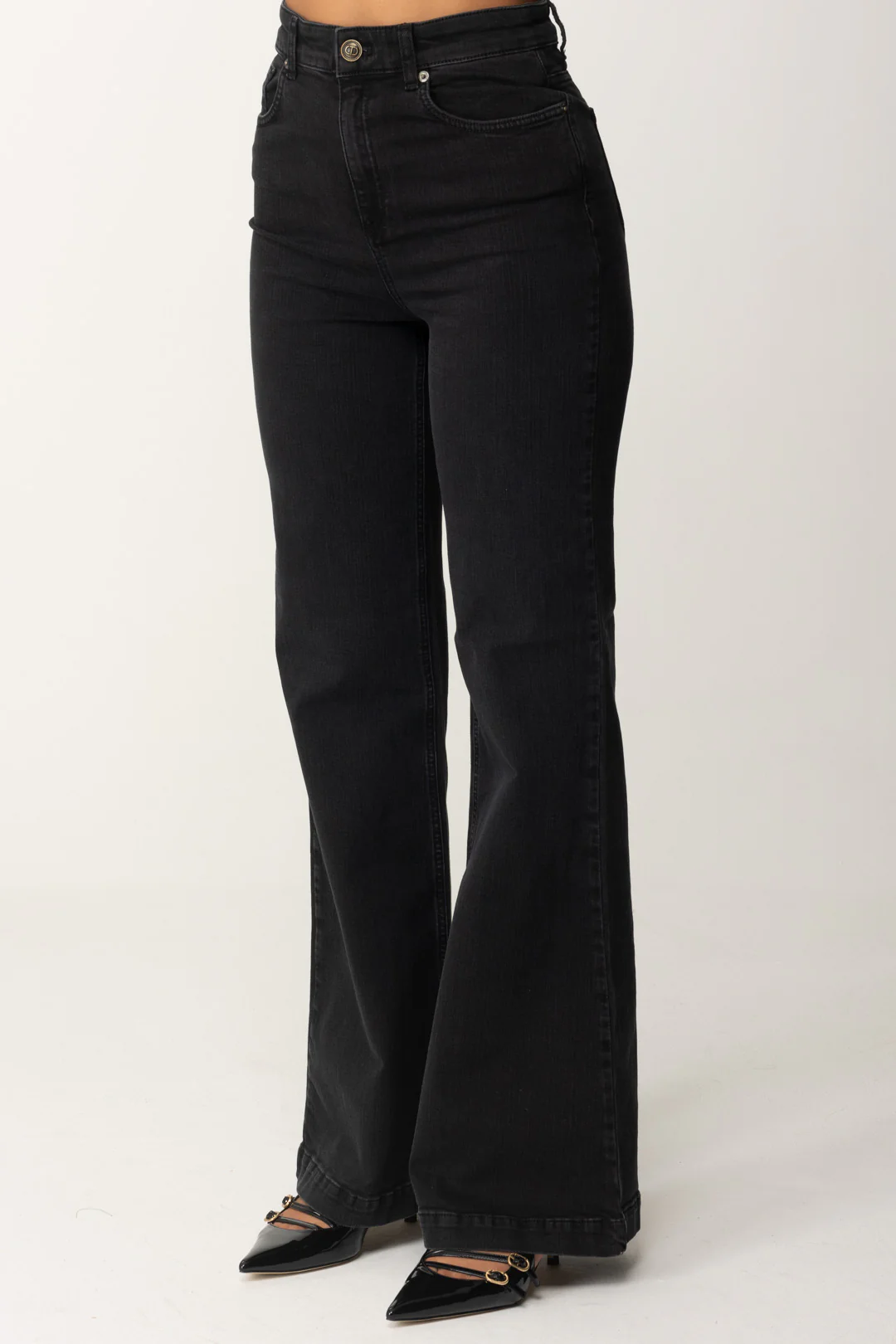 Jeans Flare a Vita Alta - Image 4